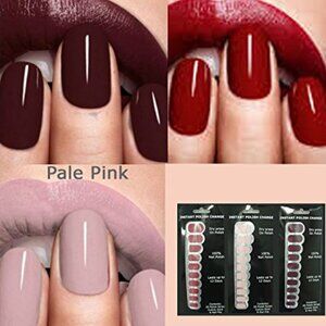 Instant polish Change Adhesives - 100% Nail Polish - Non Toxic - Pack of 3